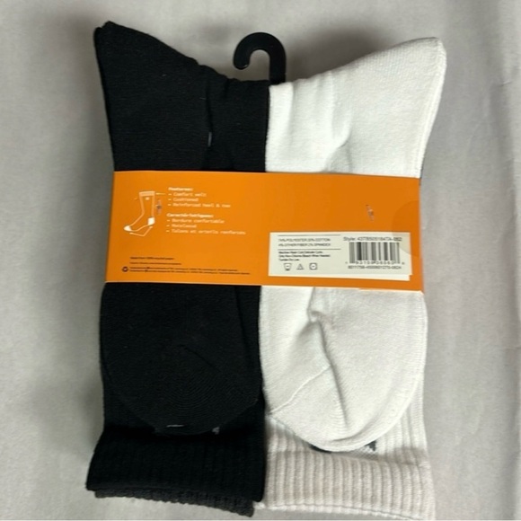 New Timberland Socks 6 Pair Men’s Multi Color Cushioned Crew Casual Activewear - Picture 4 of 12